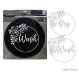 washer decal, dryer decal, appliance decals, decal sticker, get decaled, wash decal, dry decal, sticker decals