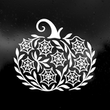 Die Cut Vinyl Decal - Webby Pumpkin