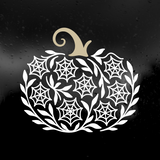 Die Cut Vinyl Decal - Webby Pumpkin
