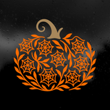 Die Cut Vinyl Decal - Webby Pumpkin
