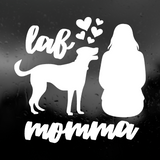 Die Cut Vinyl 'Lab Momma' Decal - Waterproof Sticker - Get Decaled