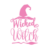 Die Cut Vinyl Wicked Witch Decal - Vehicle / Window Decal - Get Decaled