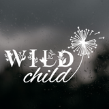 Die Cut Vinyl "Wild Child" Boho Style Waterproof Decal - Vehicle / Tumbler / Laptop Vinyl Decal Sticker