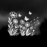 Die Cut Vinyl Decal - Wildflower Butterfly