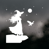 witch decal, witch decals, witchy decals, witch sticker, witch car decal, witch laptop decal, decals, get decaled, decal shop