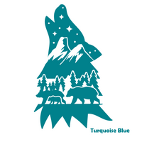 wolf decal, wolf decals, dye cut wolf decal, wolf car decal, wolf truck decal, vinyl decal, sticcker decal, get decaled, decal shop, camper decal, custom decals,