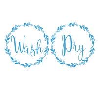 Washer & Dryer Wreath DIY Home Decor Decal Pack