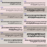 Die Cut Vinyl Custom Text Decals