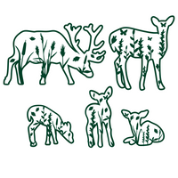 deer decal, boho decal, deer decals, deer sticker, deer car decal, deer truck decal, get decaled, decal shop