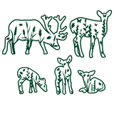deer decal, boho decal, deer decals, deer sticker, deer car decal, deer truck decal, get decaled, decal shop