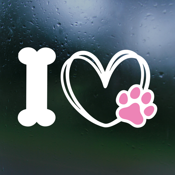 dog lover decal, dog lover decals, dog car decal, dog truck decal, dog sticker, vinyl decal, vinyl decal stickers, get decaled, dog lover