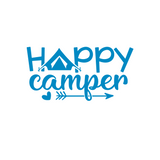 camping decal, camping decals, camper decal, camper decals, camper window decals, camping theme decal, happy camper decal, happy camper sticker, decal shop, get decaled