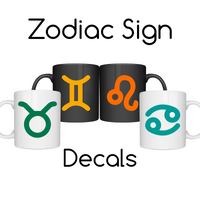 zodiac sign decals by get decaled. zodiac signs, zodiac sign, astrology, astrology sign, zodiac sign decal, zodiac decal, astrology decal, astrology sign decal, diy decal, diy mug decal, diy zodiac decal, zodiac sign mug
