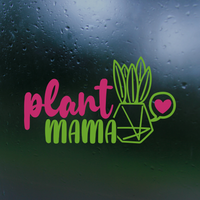 plant lover decals, plant decal, car decal, car decals, cute car decals, get decaled, plant mama decal