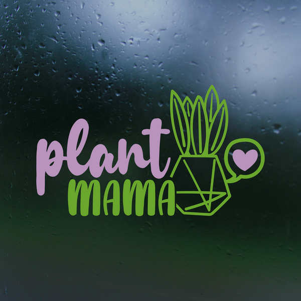 plant momma Plant Mama Vinyl Decal For Cars, Trucks, Laptops, Planters & More