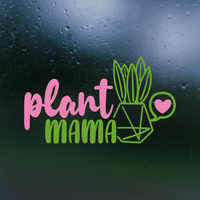 plant lover decals, plant decal, car decal, car decals, cute car decals, get decaled, plant mama decal
