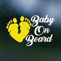 baby on board decal, baby on board sign, baby on board vinyl decal, vinyl stickers, vinyl sticekr decals, decal shop, get decaled