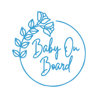 Floral Wreath Baby On Board Car/Truck Decal