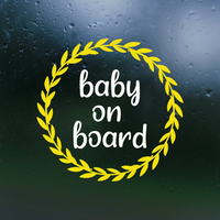 cute baby worm on board, Baby on board decal, decals, car decals, truck decals, baby on board sign, baby in car sign, decal shop, get decaled, custom decals,