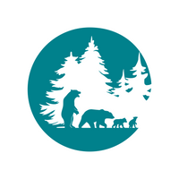 bear decal, camping decal, camper decal, bear scene decal, bear family decal, get decaled, decal shop