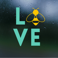 bee lover decal, bee love decal, bee decal, bee decals, bee kind car decal, bee kind truck decal, bee kind laptop decal, bee kind sticker, bee car decal, bee truck decal, bee sticker, get decaled, decal shop