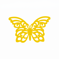 Die Cut Vinyl Line Art Butterfly  Decal - Car Decal  / Truck Decal