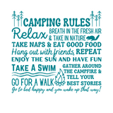 camping rules decal, camping rules decals, funny camping decal, funny camping rules decal, camping decals, camper decal, the best decal, canada decals, decal sticker, decal shop canada, decal shop usa
