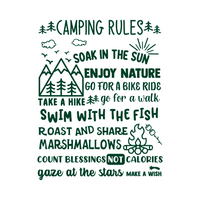 camping, camping decal, camping decals, camping car decal, camping truck decal, camping lover decal, camping decals, get decaled, decal shop, decal shop canada, outdoor decals, camping rules decal