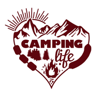 Car decals, truck decals, laptop decals, camping decals, camper decals, decal, decals, vinyl decals, decal shop, decal store, camping life decals, camping decal, rv decal, 5th wheel decal