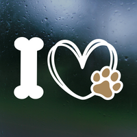 dog lover decal, dog lover decals, dog car decal, dog truck decal, dog sticker, vinyl decal, vinyl decal stickers, get decaled, dog lover