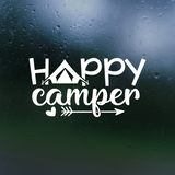 camping decal, camping decals, camper decal, camper decals, camper window decals, camping theme decal, happy camper decal, happy camper sticker, decal shop, get decaled