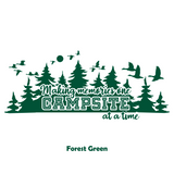 Die Cut Vinyl Making Memories One Campsite At A Time Camper Decal