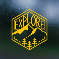 explore decal, explore camper decal, explore truck decal, explore camper decal, explore vinyl decal, explore decals, decal, decal shop, get decaled