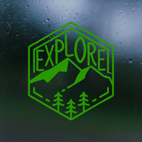 explore decal, explore camper decal, explore truck decal, explore camper decal, explore vinyl decal, explore decals, decal, decal shop, get decaled