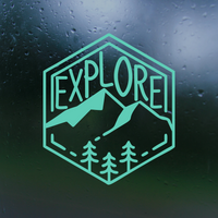 explore decal, explore camper decal, explore truck decal, explore camper decal, explore vinyl decal, explore decals, decal, decal shop, get decaled
