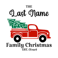 custom family christmas holiday decal sign by get decaled. christmas decor, diy christmas decor, diy holiday decor, diy christmas party, diy christmas gift, diy christmas ideas, diy holiday party, diy holiday gift, christmas decal, christmas sticker.