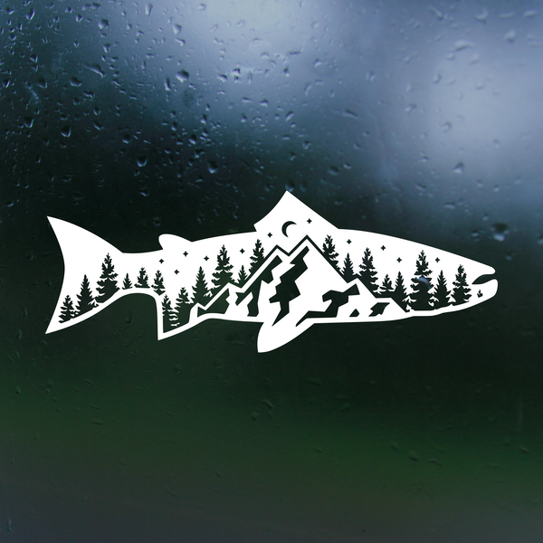 Dye Cut Vinyl Fish Outdoor Scene Car / Truck Decal – Get Decaled