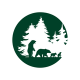 bear decal, camping decal, camper decal, bear scene decal, bear family decal, get decaled, decal shop
