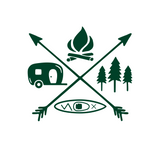 decal for camper, camping cross decal, mountain decal, kyak decals, camping theme decal, rv decal, motor home decal, get decaled