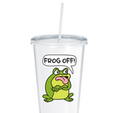 funny frog off frog sticker by get decaled. car sticker, truck sticker, bumper sticker, frog sticker, toad sticker, laptop sticker, mug sticker, frog lover, froggy sticker, frog mug sticker, decal shop, best decals, stickers.