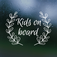 kids on coard, kids on board decal, kids on board sticker, stickers, sticker decal, sticker decal shop, baby  on board sticekr