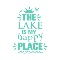The Lake Is My Happy Place Decal