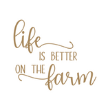 diy home decor decal, home decor decal, home decor, diy home decor, life is better on the farm, diy decal, best decals, get decaled