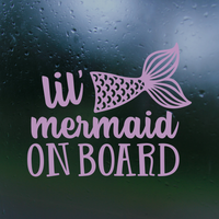 mermaid on board decal, mermaid on board decals, decals, decal, get decaled, car decals, truck decals, laptop decals, custom decals