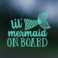 mermaid on board decal, mermaid on board decals, decals, decal, get decaled, car decals, truck decals, laptop decals, custom decals