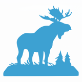 moose decal, moose decals, moose car decal, moose truck decal, moose vinyl decal, vinyl car decals, vinyl sticker decal, decal shop, get decaled
