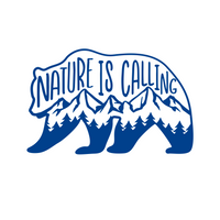 nature is calling bear decal by get decaled, car decals, truck decals, bear car decals, bear truck decals, decals chilliwack, signage chilliwack, truck signage chilliwack, car decals chilliwack
