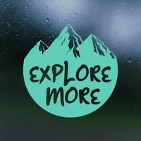 explore more decal, explore more decals, explroe more mountain decal, explore mountain decals. decal, vinyl decal, decals, get decaled