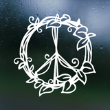 Peace Sign Vine Dye Cut Decal