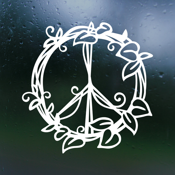 Peace sign decal, peace decal, peace sign, peace sticker, peace car decal, peace truck decal